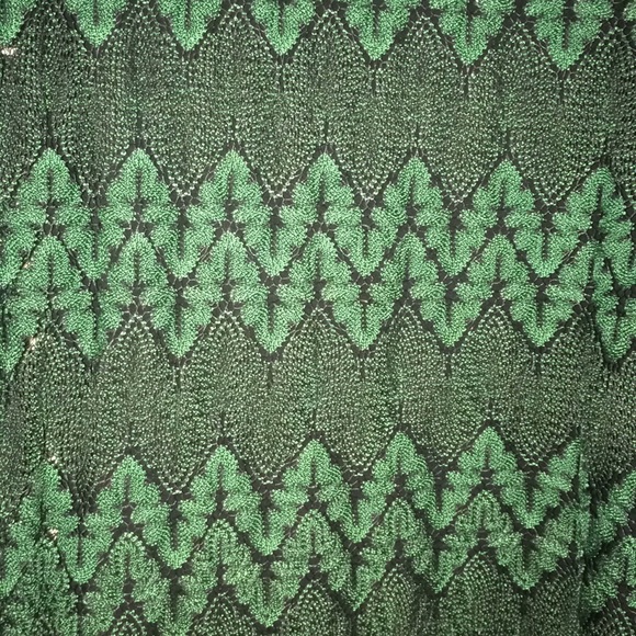 Free People Green Lace Simone Mini Dress - Picture 7 of 7